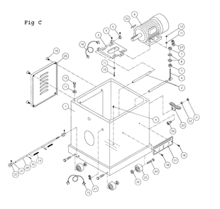 Fig-2 Diagram and Parts List for JWP-15HH 708543 Jet Planer Jointer