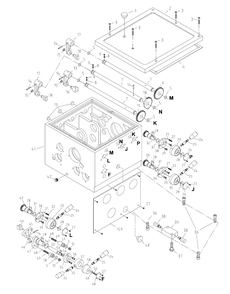 Fig-0 Diagram and Parts List for GH-1340W-1 321126 Jet Lathe