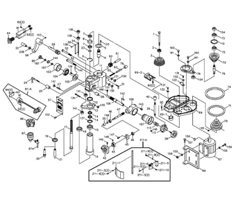 Fig-0 Diagram and Parts List for JMD-15 350125 Jet Mill