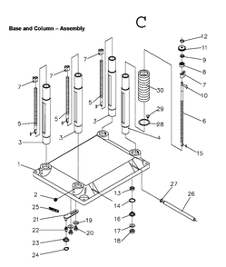 Fig-3 Diagram and Parts List for 708528  Jet Planer Jointer