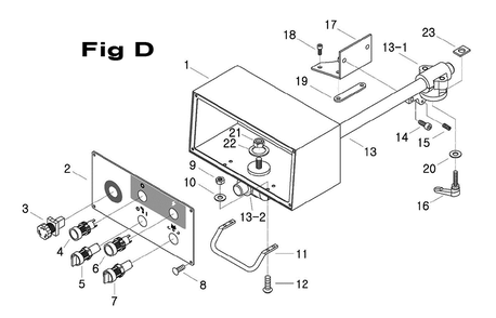 Fig-3 Diagram and Parts List for 698056  Jet Mill