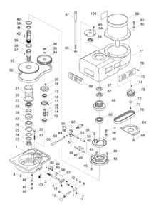 Fig-0 Diagram and Parts List for 690602  Jet Mill