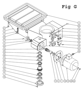 Fig-2 Diagram and Parts List for J-2360 354051 Jet Drill Press