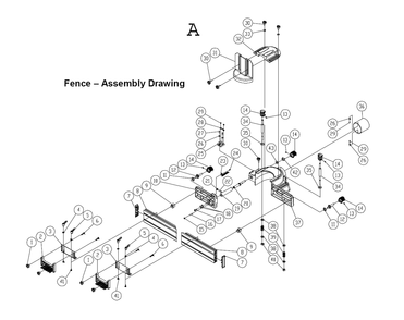 Fig-2 Diagram and Parts List for 708323  Jet Shaper