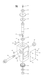 Fig-14 Diagram and Parts List for 321382  Jet Lathe