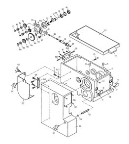Part Location Diagram of GHB1340A-01701BJ Jet Oil Plate