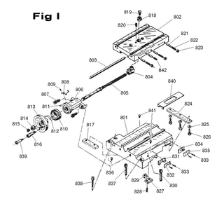 Fig-6 Diagram and Parts List for 321379  Jet Lathe