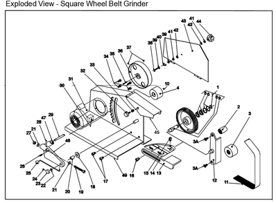 Fig-0 Diagram and Parts List for 577001  Jet Sander Grinder