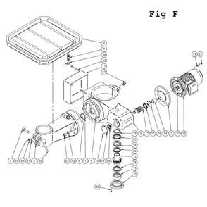 Fig-6 Diagram and Parts List for J-2360 354051 Jet Drill Press