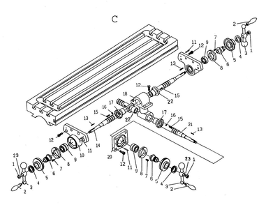 Fig-3 Diagram and Parts List for 690117  Jet Mill