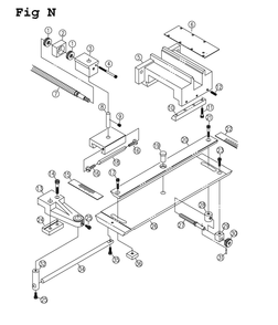 Part Location Diagram of E1440VS-J15 Jet Angle plate