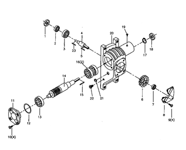 Fig-2 Diagram and Parts List for 414473  Jet Table Saw