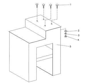 Page 1 Diagram and Parts List for 754017  Jet Tool Stand & Cart