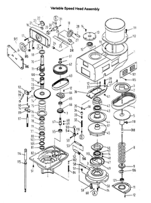 Fig-0 Diagram and Parts List for 690158  Jet Mill