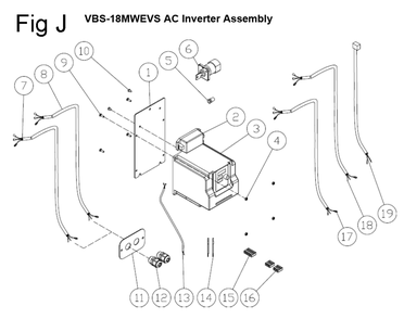 Fig-11 Diagram and Parts List for 414428  Jet Table Saw