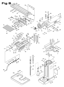 Fig-6 Diagram and Parts List for 698108  Jet Mill