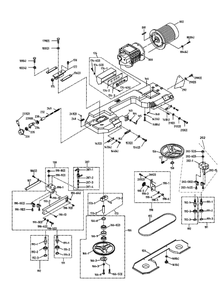 Fig-1 Diagram and Parts List for 414466  Jet Table Saw