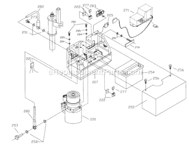 Part Location Diagram of JT9-TS-155009 Jet FLAT WASHER