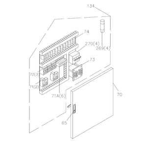Fig-1 Diagram and Parts List for 424475  Jet Table Saw