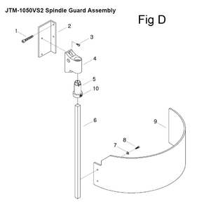 Fig-4 Diagram and Parts List for 691050  Jet Mill