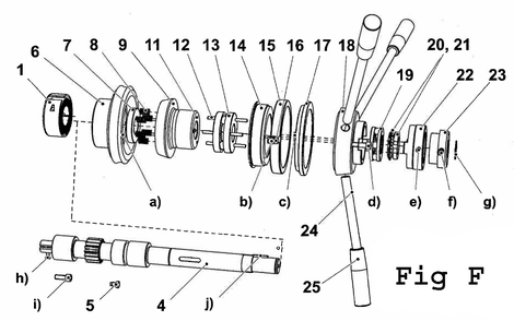 Fig-2 Diagram and Parts List for J-A3008M-PF2 354036 Jet Drill Press