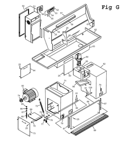 Fig-11 Diagram and Parts List for E-1340VS 892414 Jet Lathe