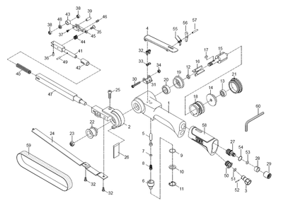 Fig-0 Diagram and Parts List for 505752  Jet Sander