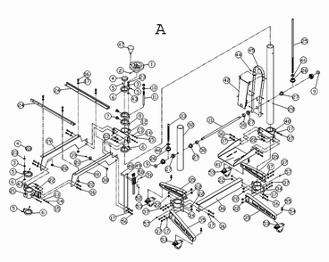 Fig-1 Diagram and Parts List for 649600  Jet Sander Grinder