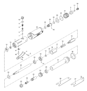 Fig-0 Diagram and Parts List for 505407  Jet Grinder