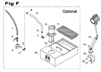 Fig-8 Diagram and Parts List for 698116  Jet Mill