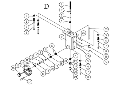 Fig-4 Diagram and Parts List for 708323  Jet Shaper