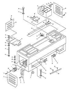 Fig-0 Diagram and Parts List for 321302  Jet Lathe