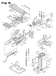 Fig-4 Diagram and Parts List for 698124  Jet Mill