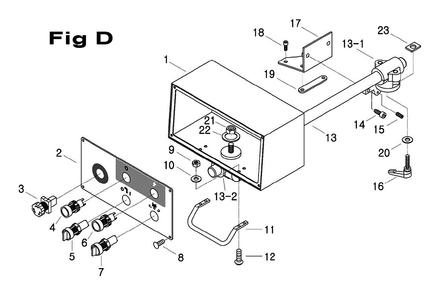 Fig-3 Diagram and Parts List for 698109  Jet Mill