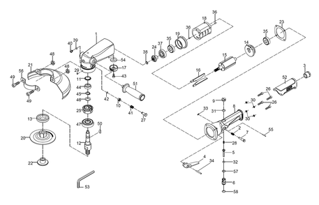 Fig-0 Diagram and Parts List for 505452  Jet Grinder