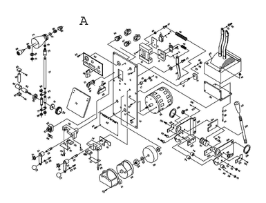 Part Location Diagram of PR-EV-9290 Jet Knobs