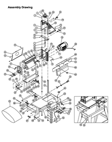 Page 1 Diagram and Parts List for 628900-10-20  Jet Sander