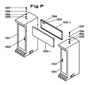 Fig-16 Diagram and Parts List for 321379  Jet Lathe
