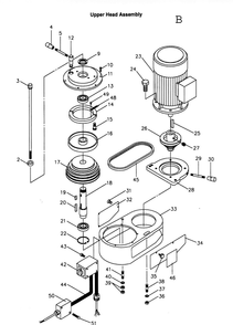 Fig-2 Diagram and Parts List for 691177  Jet Mill