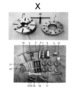 Fig-24 Diagram and Parts List for 321382  Jet Lathe
