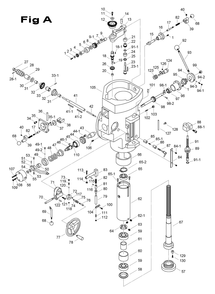 Fig-7 Diagram and Parts List for 698162  Jet Mill