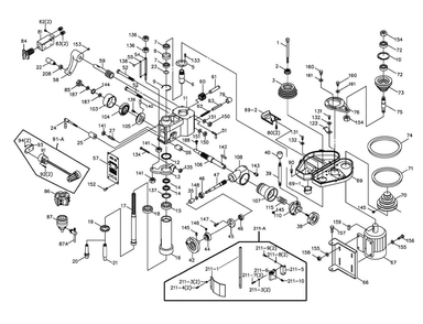 Part Location Diagram of JT9-JMD15-013G Jet FEED BASE