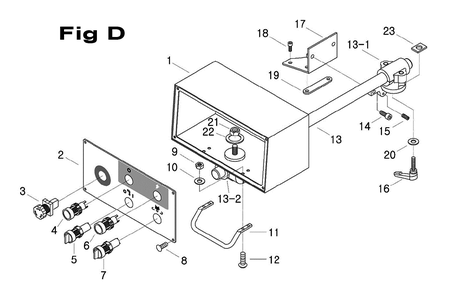 Fig-7 Diagram and Parts List for 698115  Jet Mill