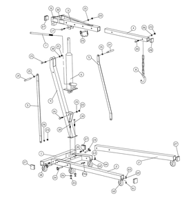 Part Location Diagram of JFHC200X-51A Jet Plunger  (Text)