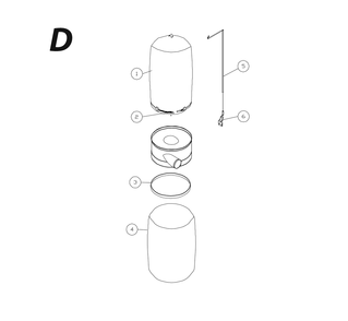Fig-3 Diagram and Parts List for 710704K  Jet Dust Collector