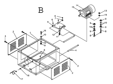 Fig-2 Diagram and Parts List for 708528  Jet Planer Jointer
