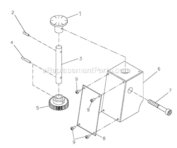 Part Location Diagram of CM9-06-22 Jet DIAL