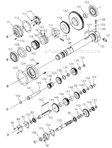 Part Location Diagram of 04-47 Jet Shaft