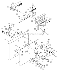 Part Location Diagram of CM9-05-13 Jet RACK