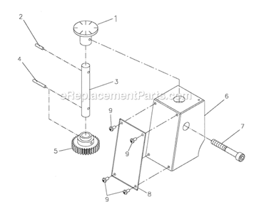 Page P Diagram and Parts List for GH-1440W  Jet Lathe